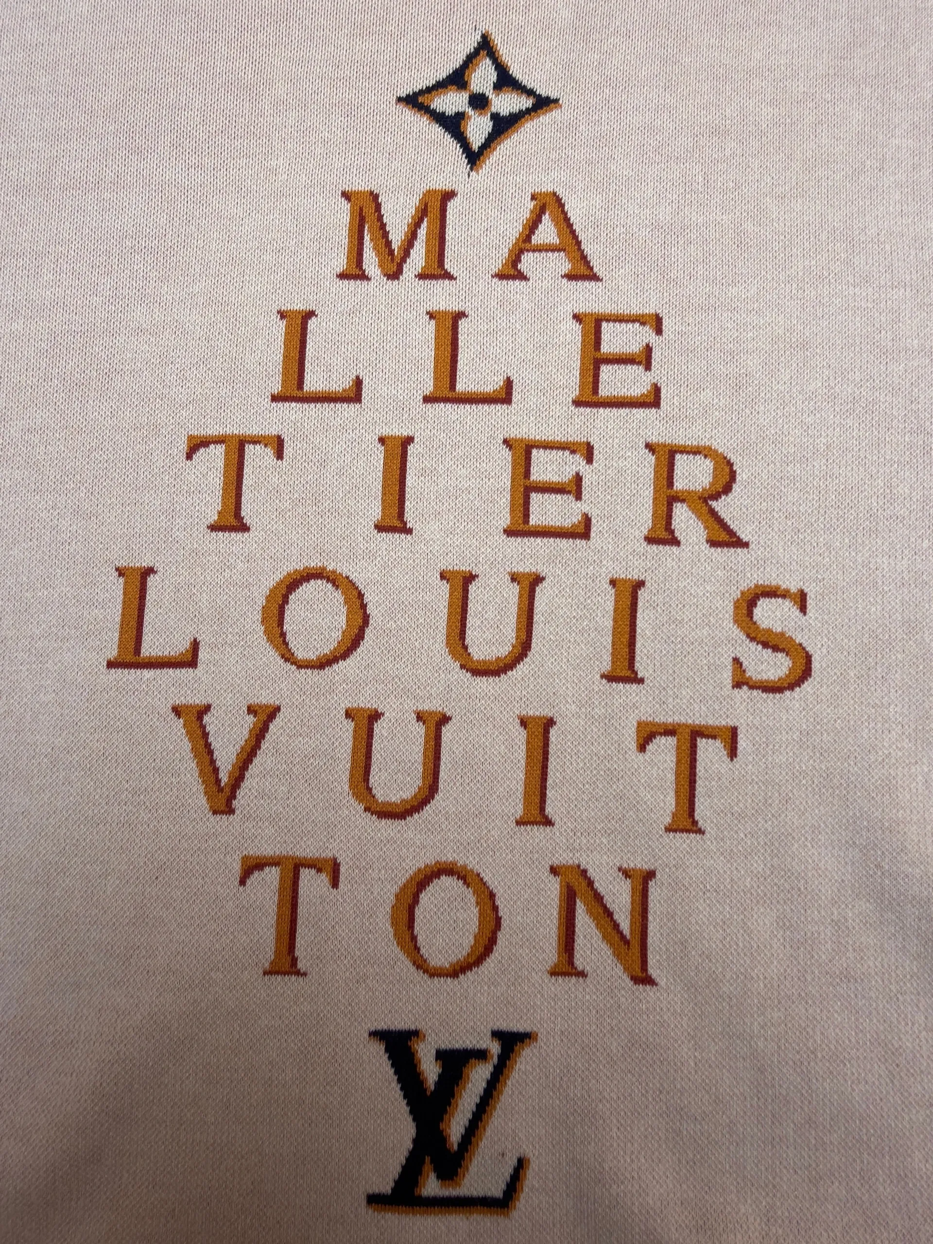 LV 1AK6YP Short-Sleeved Signature Crewneck
