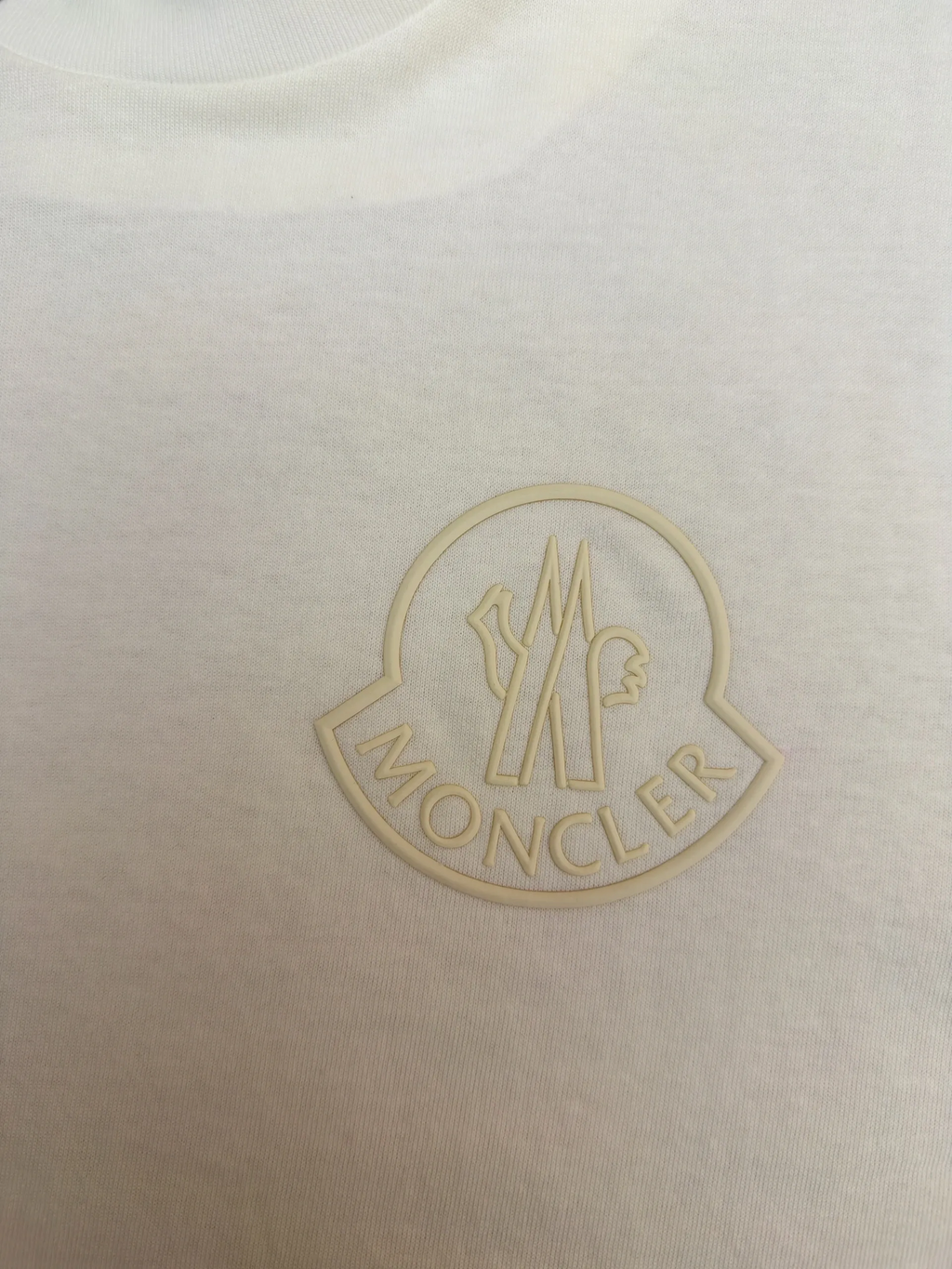 Moncler Three-Dimensional Logo Cotton T-Shirt