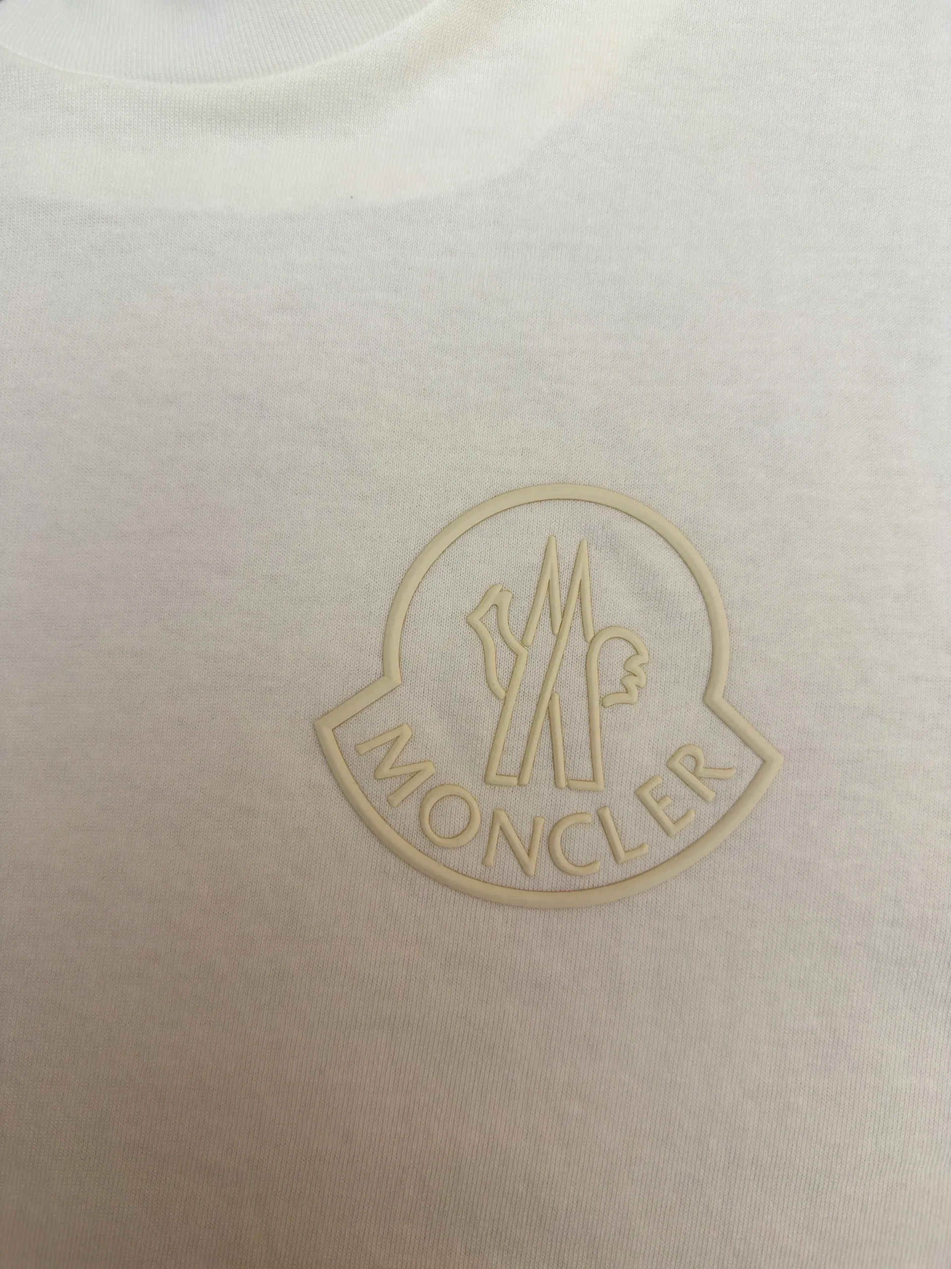Moncler Three-Dimensional Logo Cotton T-Shirt