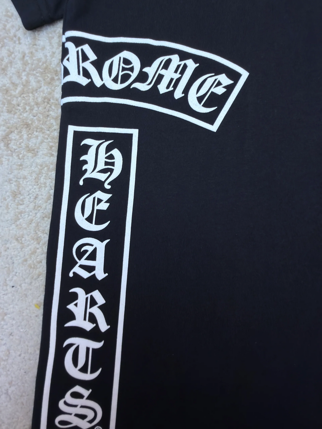 Chrome Hearts T-Bar Logo Pocket Tee