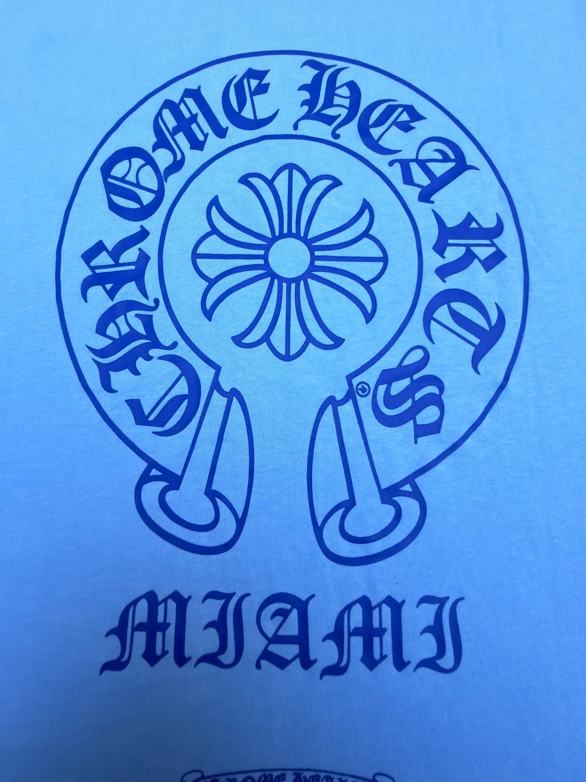 Chrome Hearts Miami Horseshoe Graphic Print T-Shirt