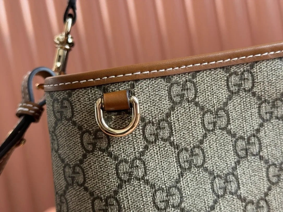 Gucci GG Emblem Bucket Bag