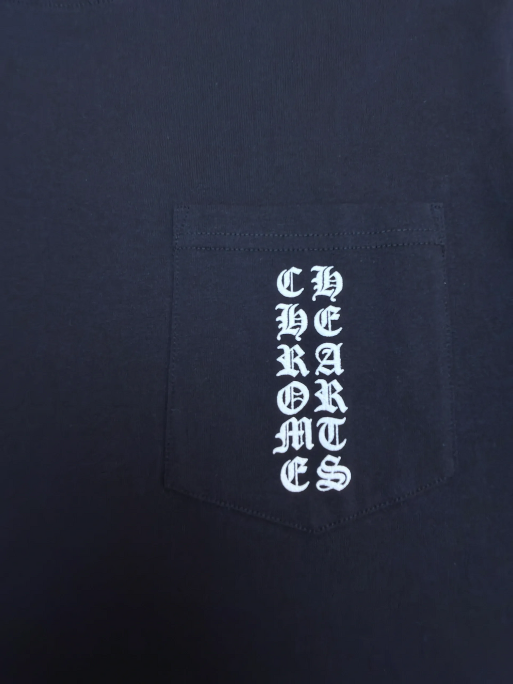Chrome Hearts T-Bar Logo Pocket Tee
