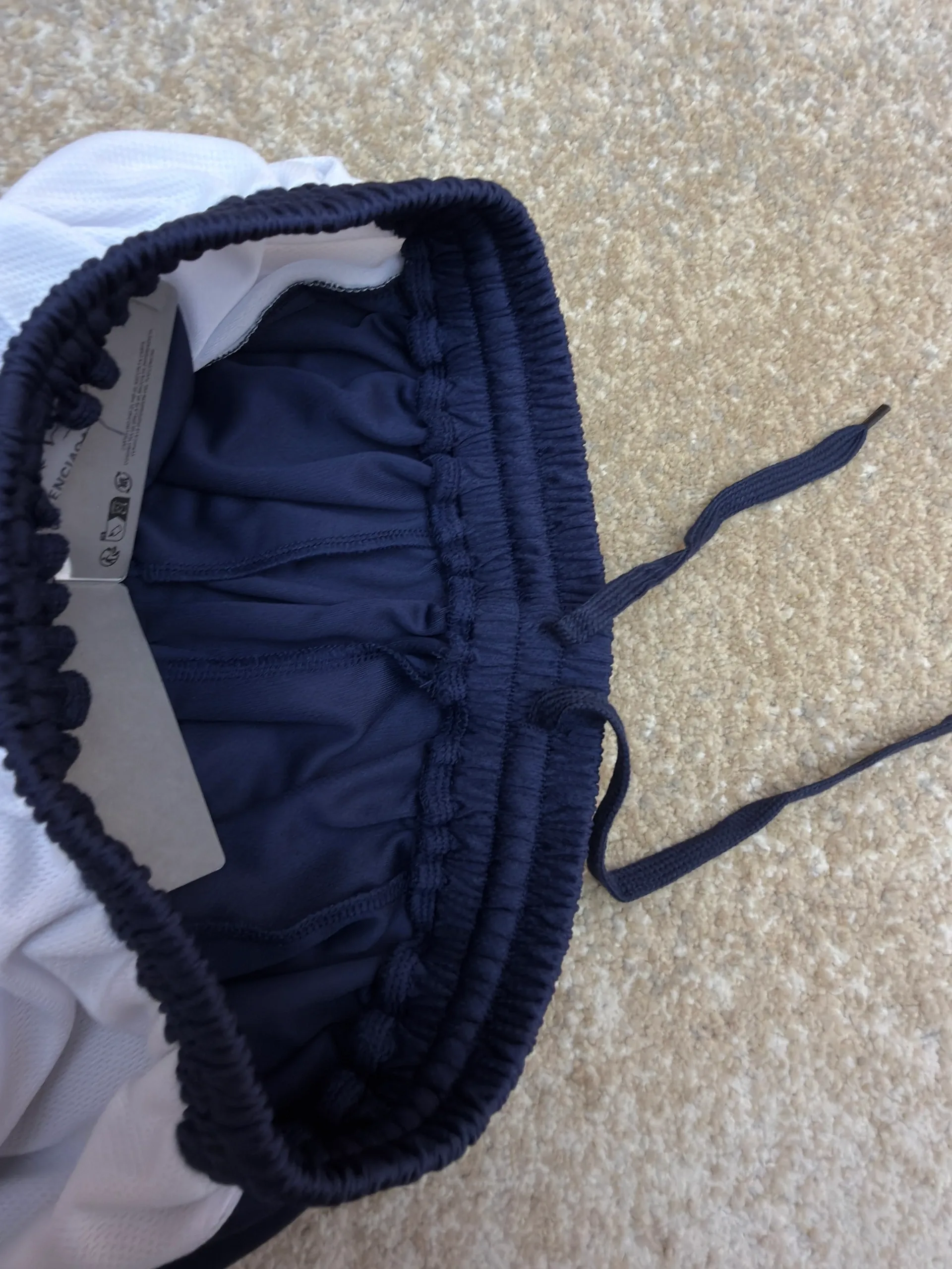 Balenciaga Soccer Baggy Shorts in Technical Jersey
