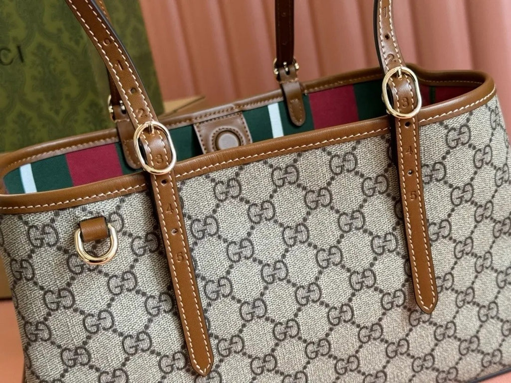 Gucci GG Emblem Medium Tote Bag