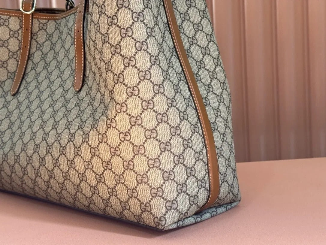 Gucci GG Emblem Maxi Tote Bag