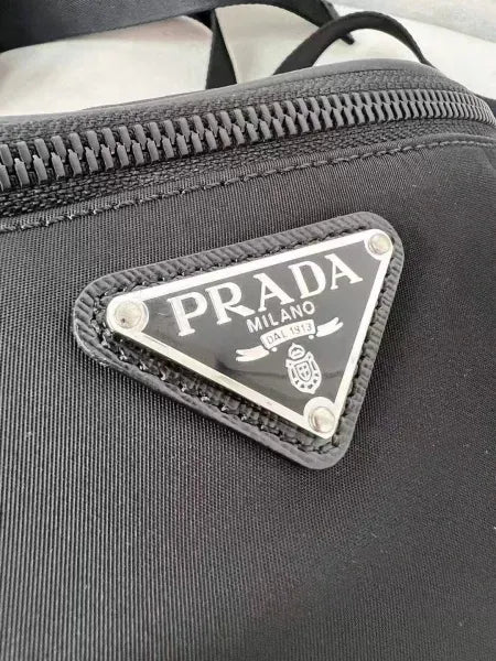 Prada Re-Nylon and Saffiano Leather Belt Bag