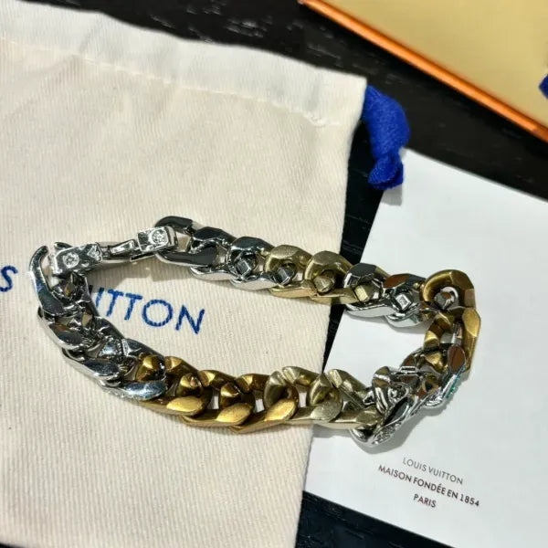LV Chain Links Patches Bracelet