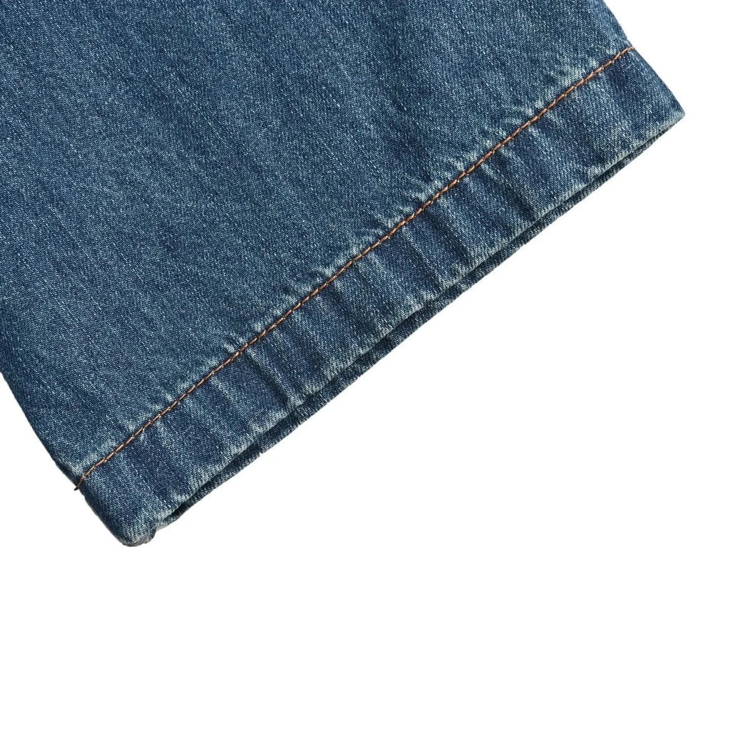 LV 1AHDMP Signature Denim Short-Sleeved Shirt