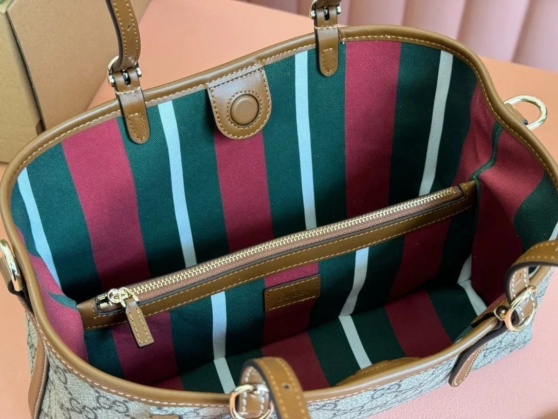 Gucci GG Emblem Medium Tote Bag