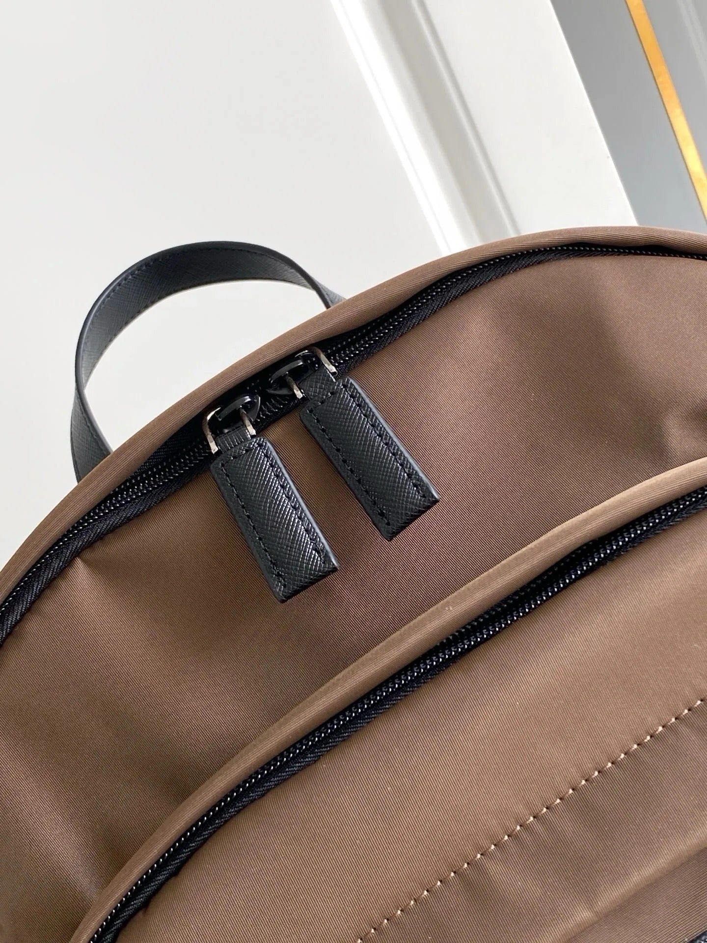 Prada Re-Nylon and Saffiano Leather Backpack