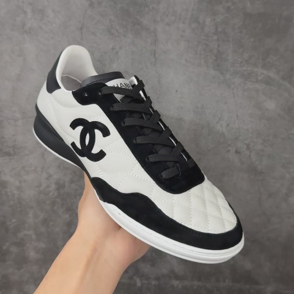Chanel Trainer Sneakers in Calfskin and Goatskin