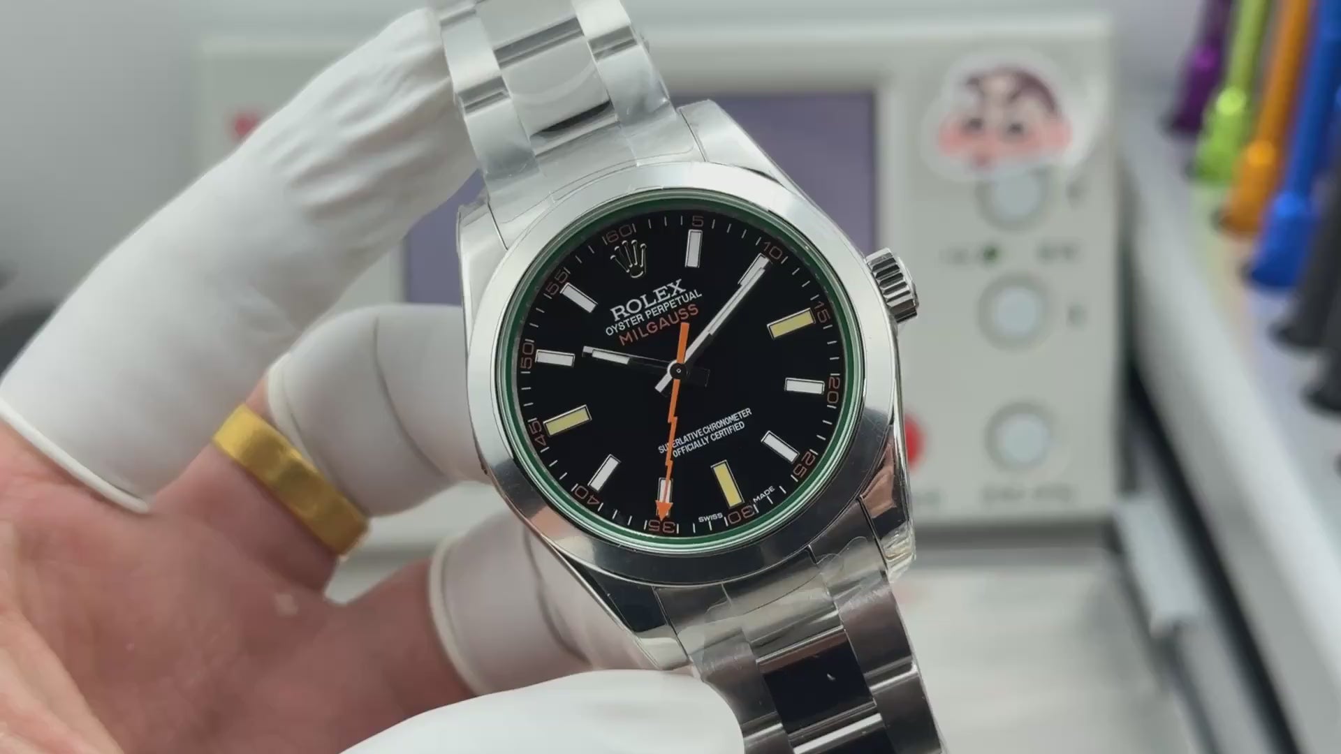 Rolex Milgauss 116400 40MM Full 904L Steel