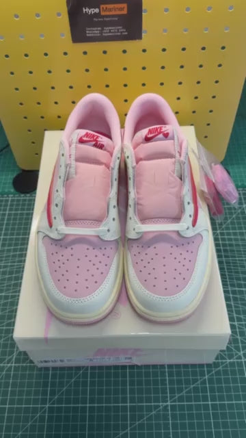 Jordan 1 Low Travis Scott Tropical Pink IQ7604-101