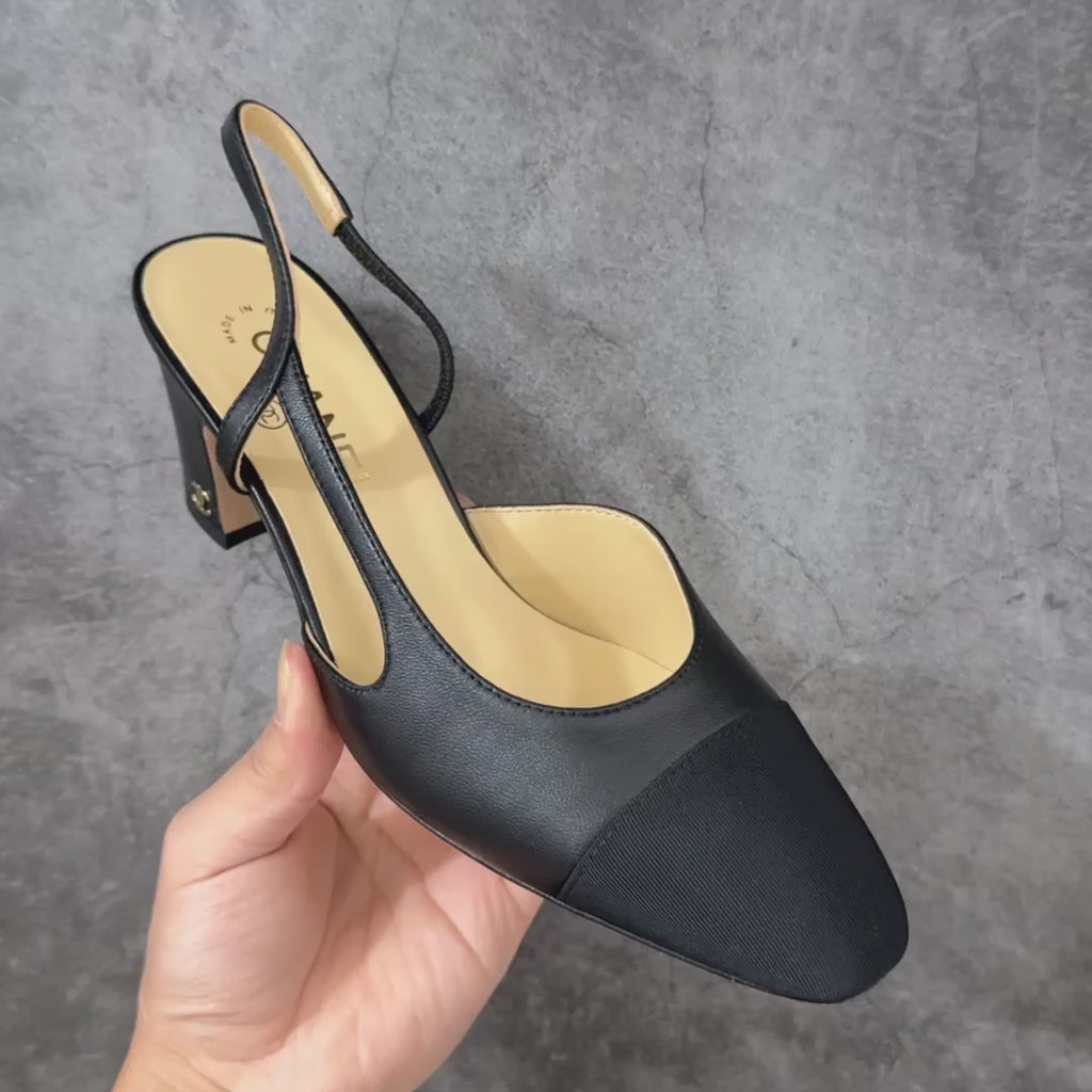 Chanel Slingbacks in Goatskin