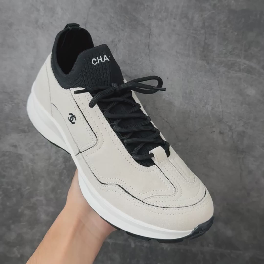 Chanel Trainer Sneaker in Calfskin & Mixed Fibers G47415