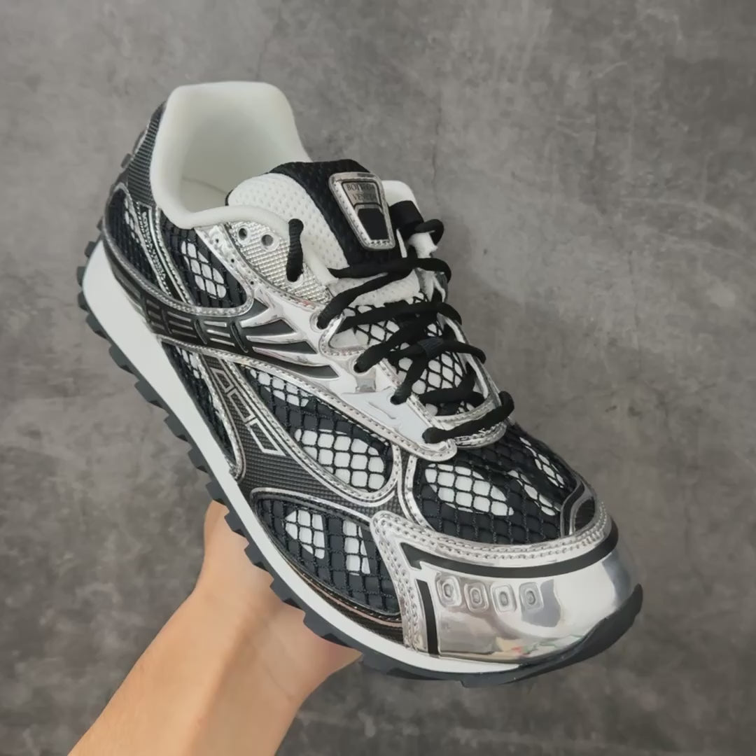 Bottega Veneta Orbit Sneaker in Technical Fabric And Mesh