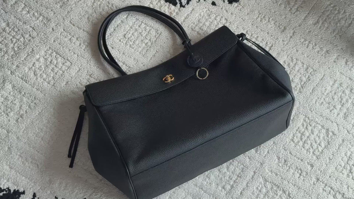 Chanel Large Shopping Bag in Grained Calfskin