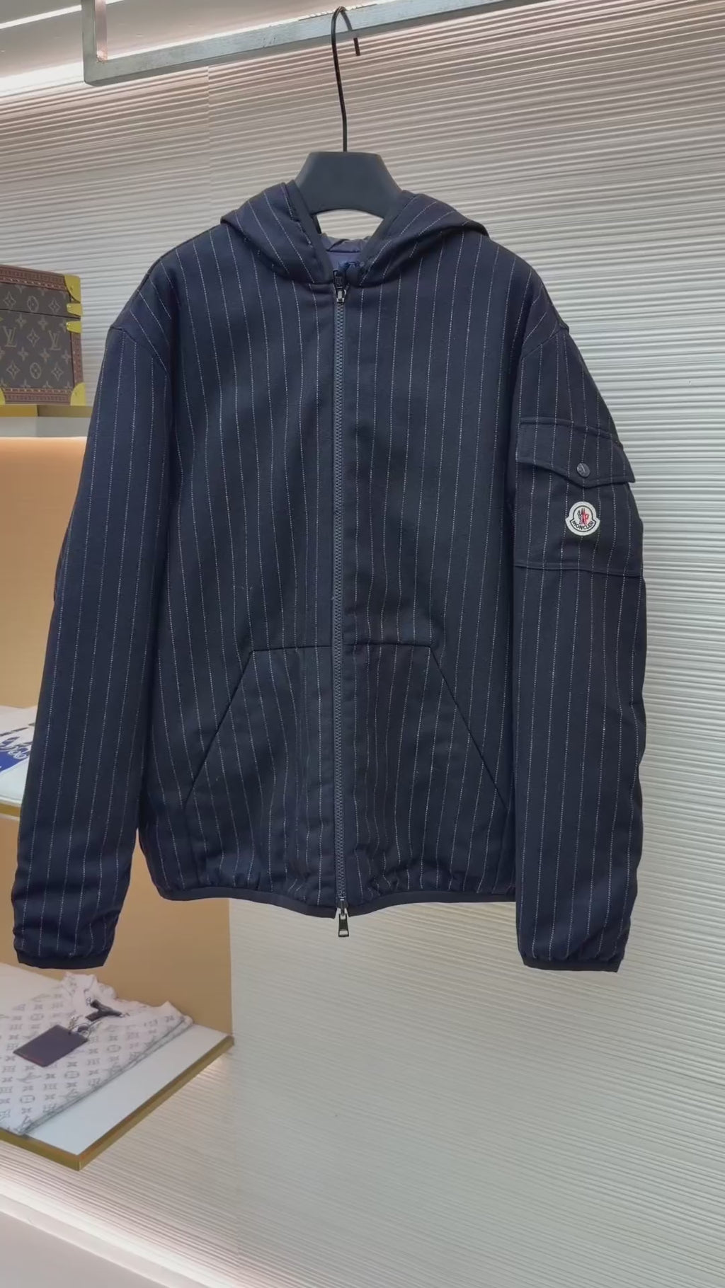 Moncler Ceze Reversible Hooded Short Jacket