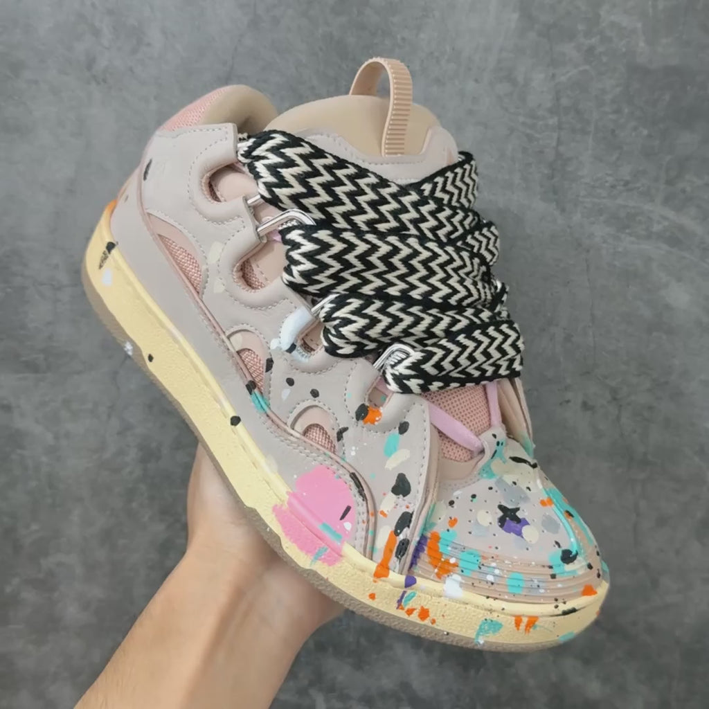 Lanvin x Gallery Dept Leather Curb Sneaker