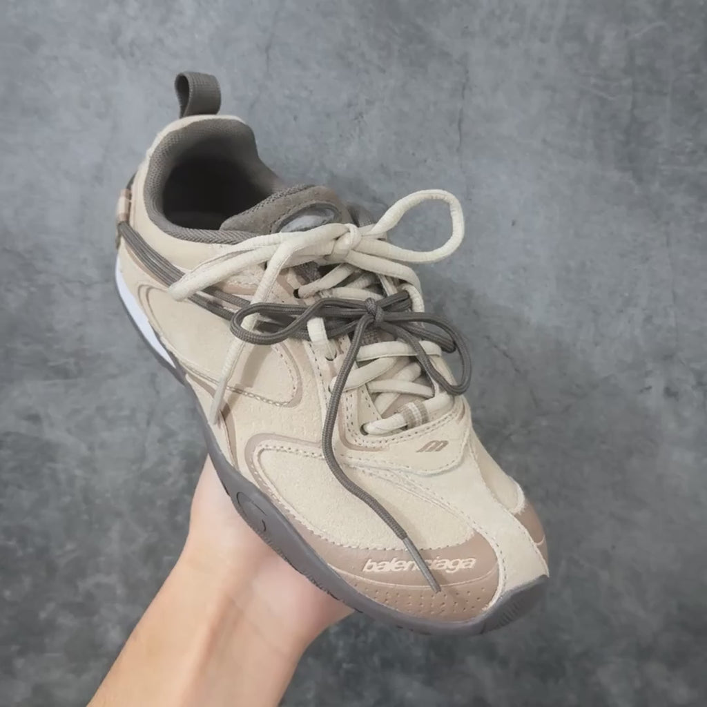 Balenciaga Radar Sneaker in Suede Calfskin