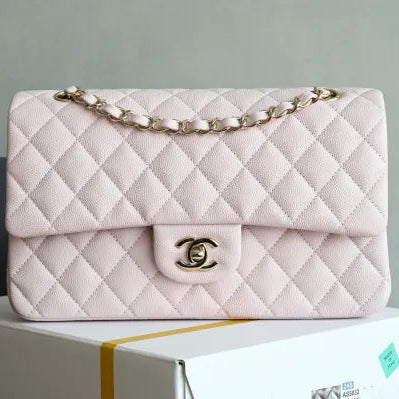 Chanel Classic Flap Bag in Grained Shiny Calfskin