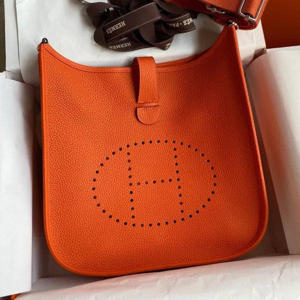 Hermes Evelyne 29 Bag in Taurillon Clemence Leather